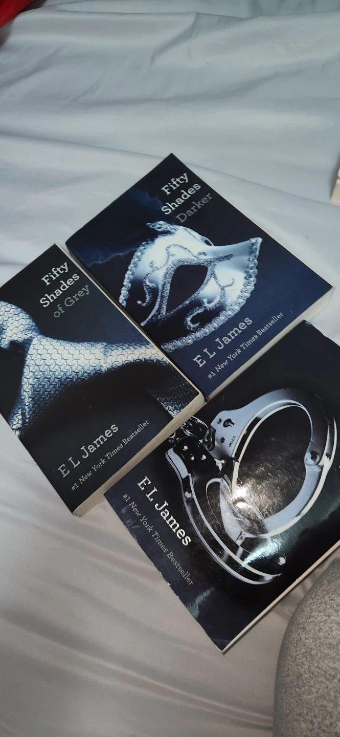 Fifty Shades of Grey, Darker, and Freed Books by E.L. James
