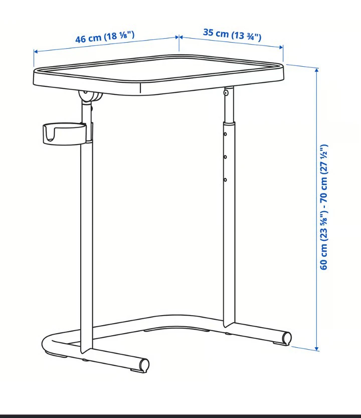IKEA BJÖRKÅSEN Laptop Stand, Beige - photo 2