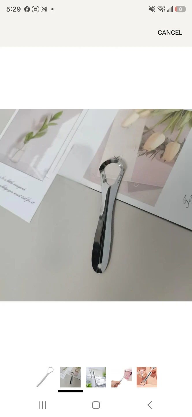 Steel Tongue Scraper - photo 2