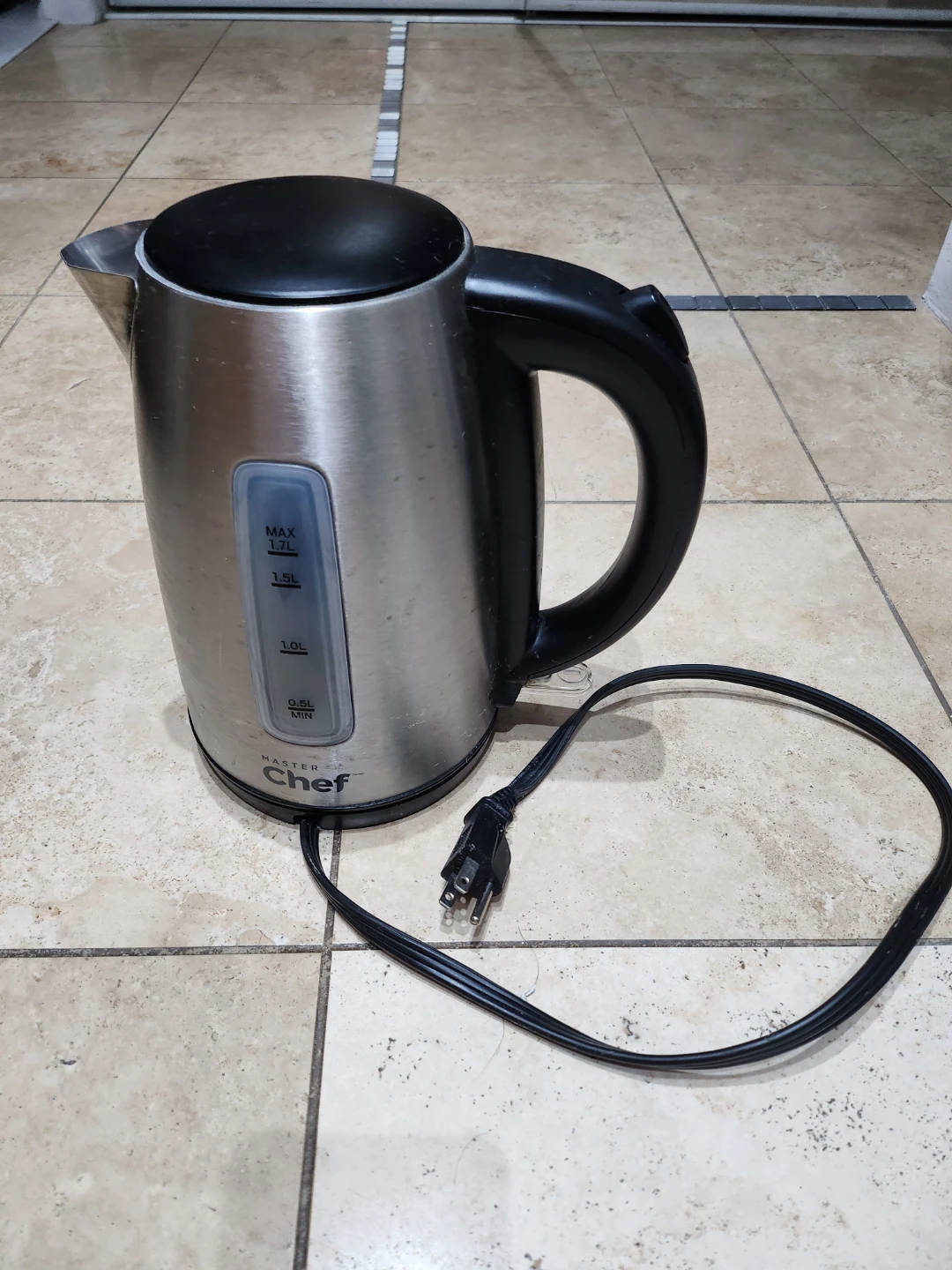 Master Chef Stainless Steel Electric Kettle