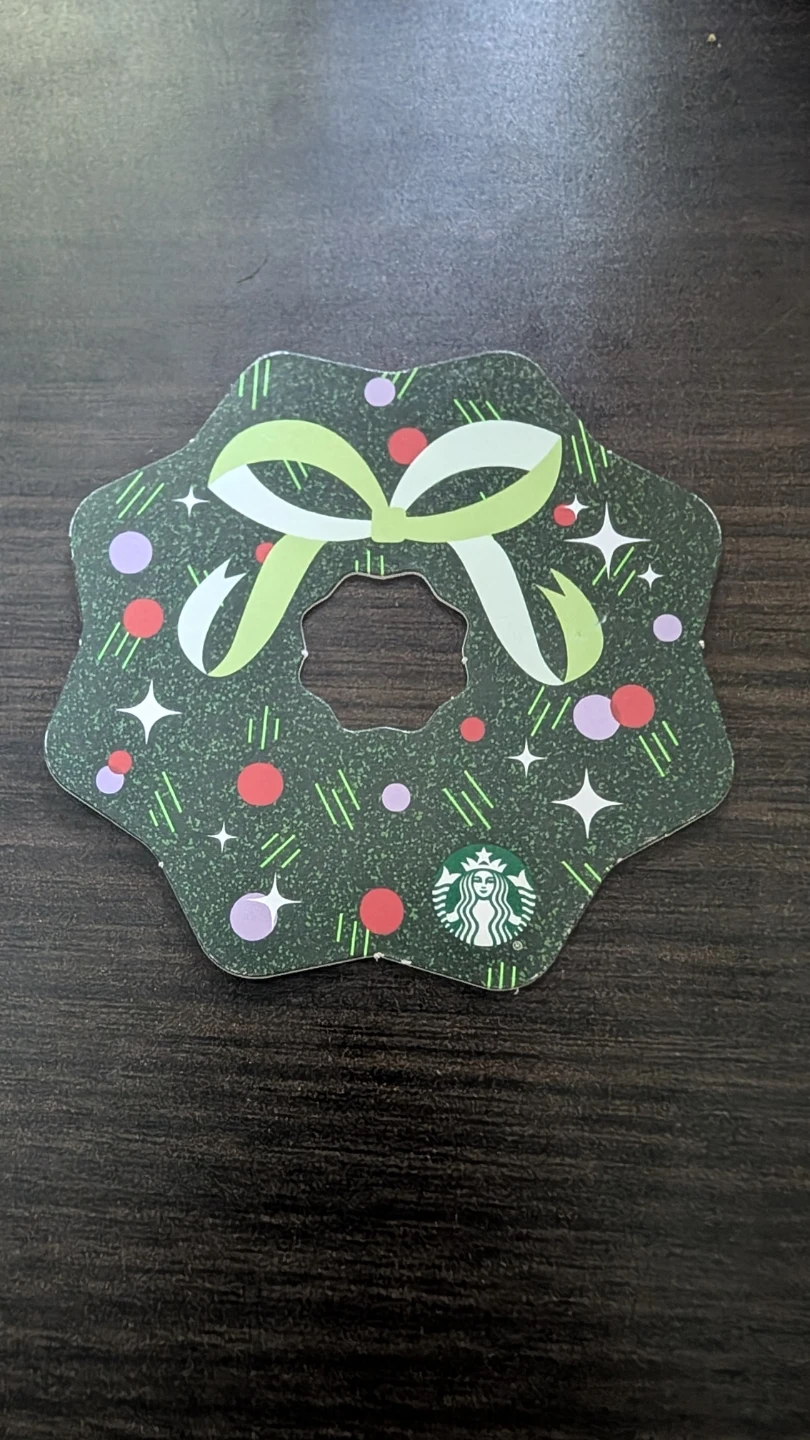 Rare/Collectable Starbucks Christmas Card