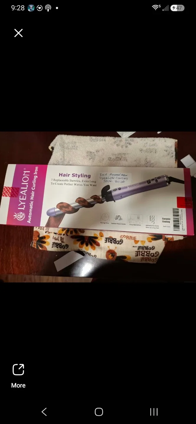 Lyealion Automatic Hair Curling Iron Set - Brand New
