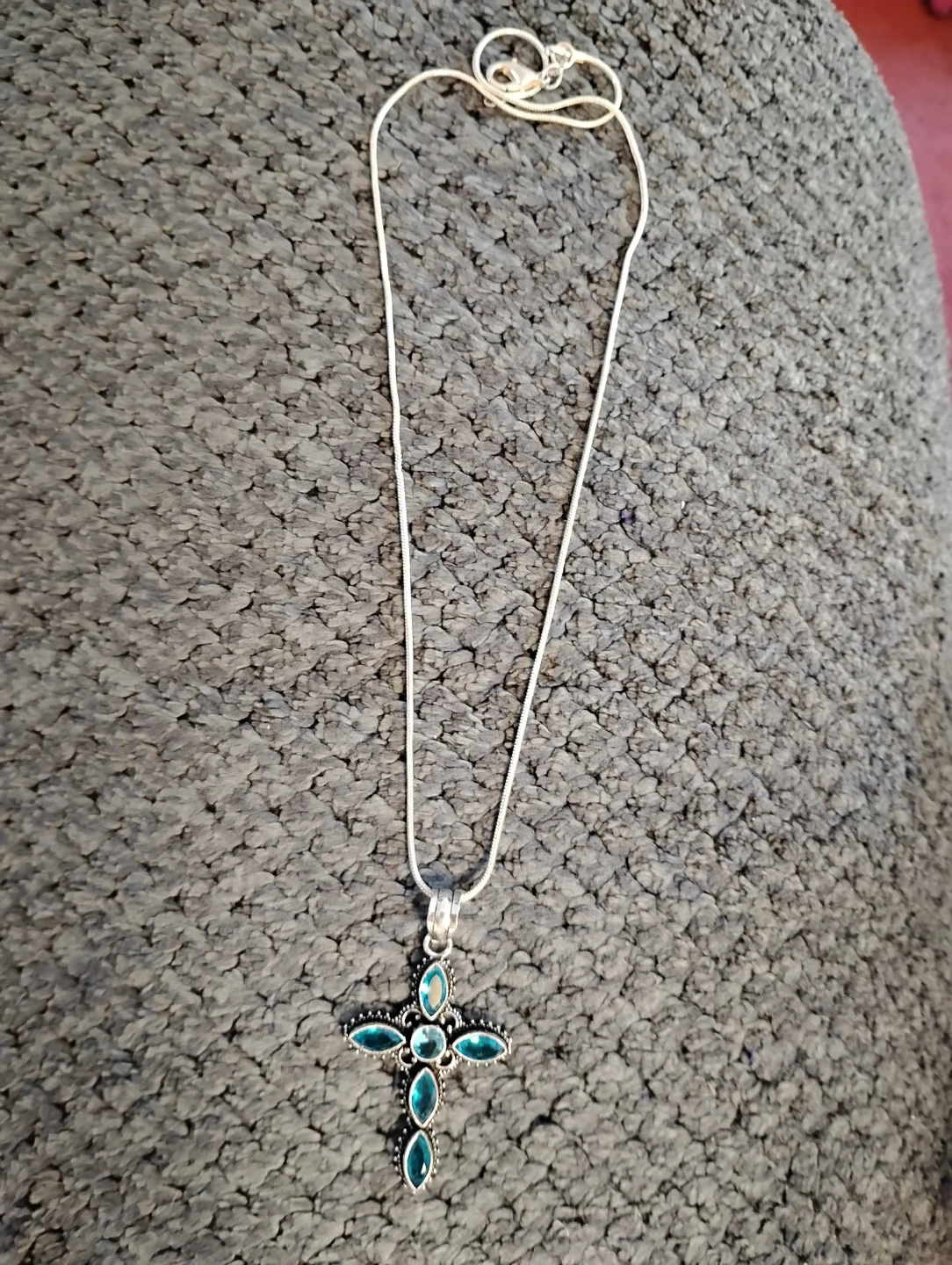 Sterling Silver Blue Topaz Criss - photo 2