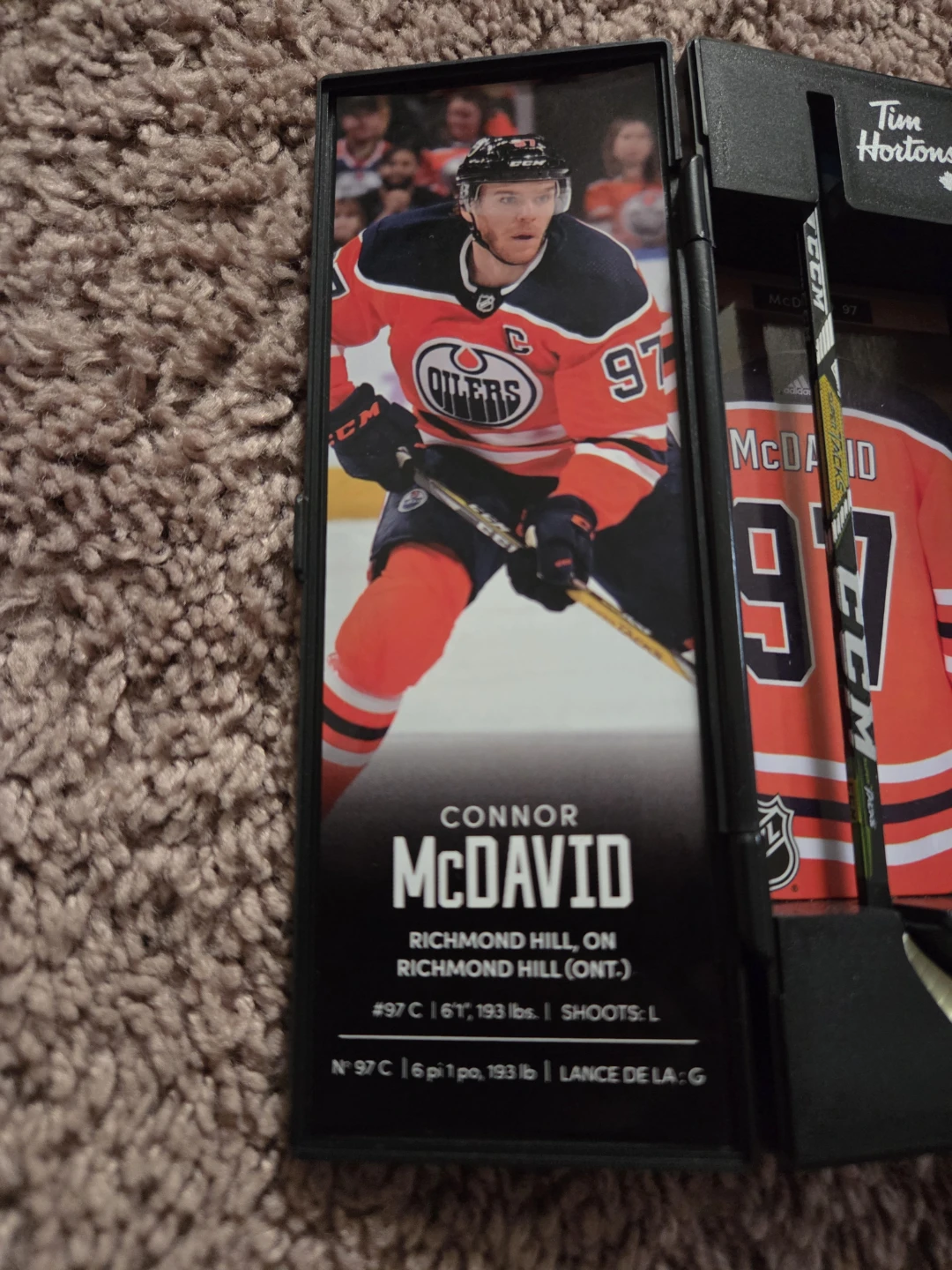Tim Hortons NHL Connor McDavid 97 Collector's Item - photo 3