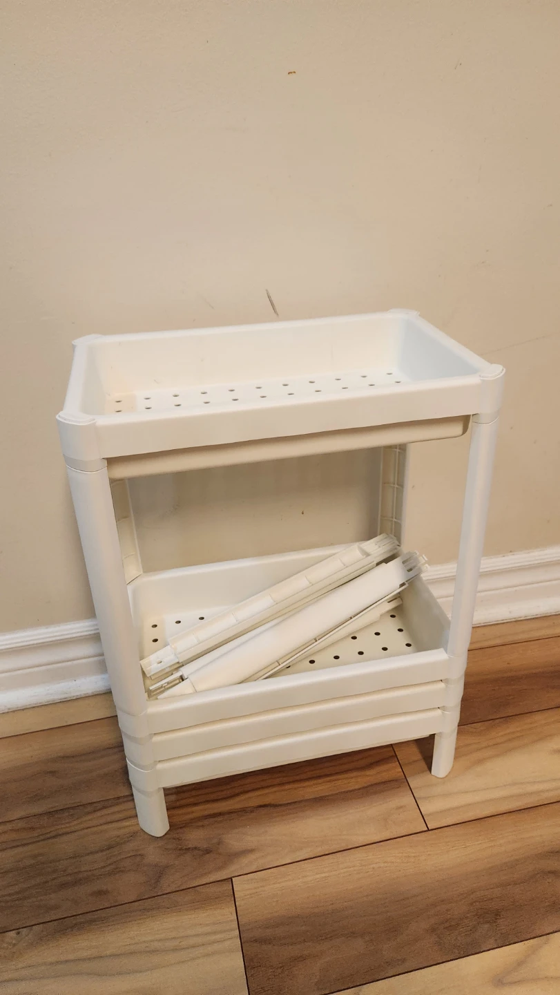 IKEA VESKEN White Shelf Unit - photo 3