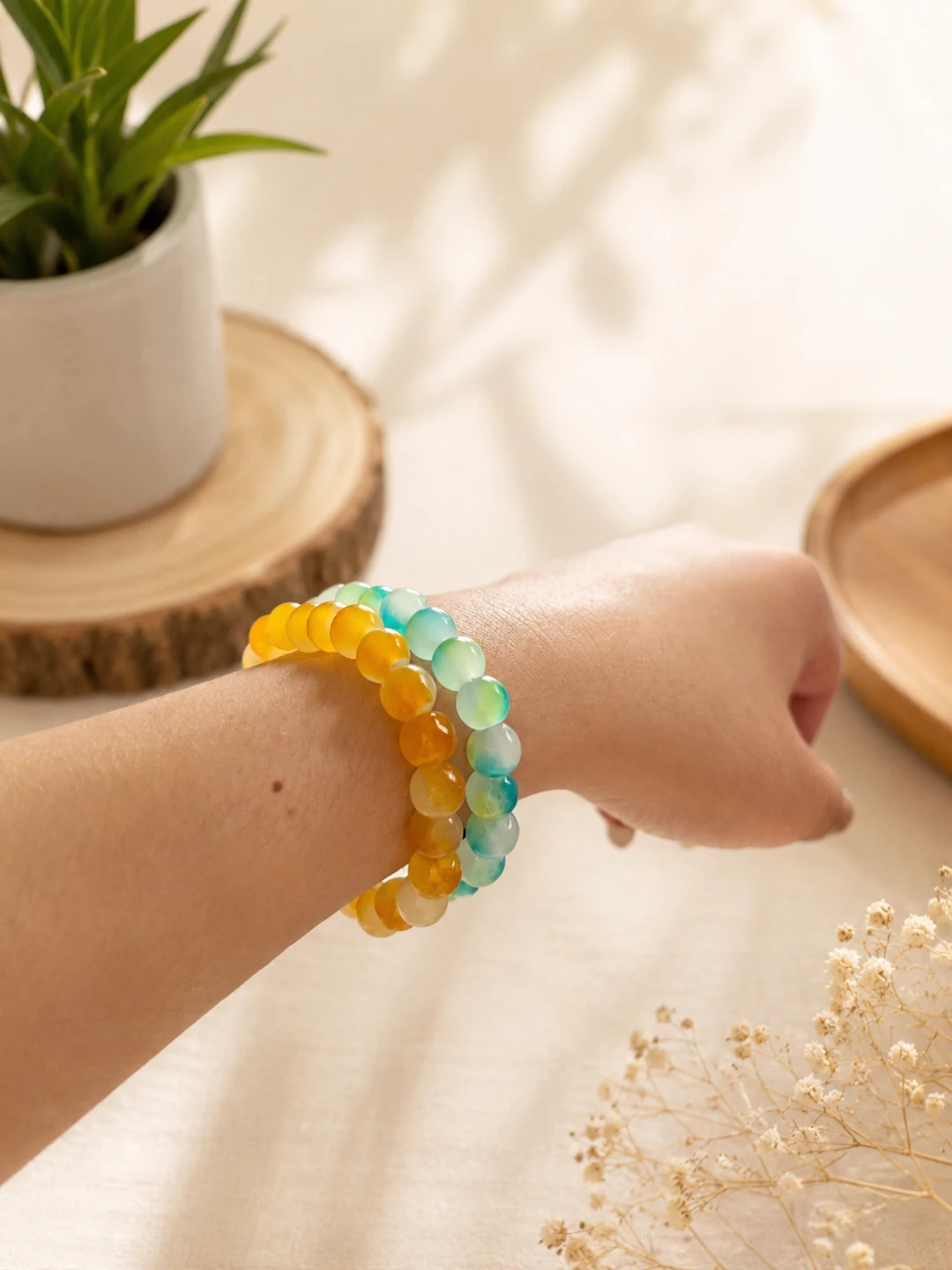 Trendy Glass Beaded Bracelets - photo 2
