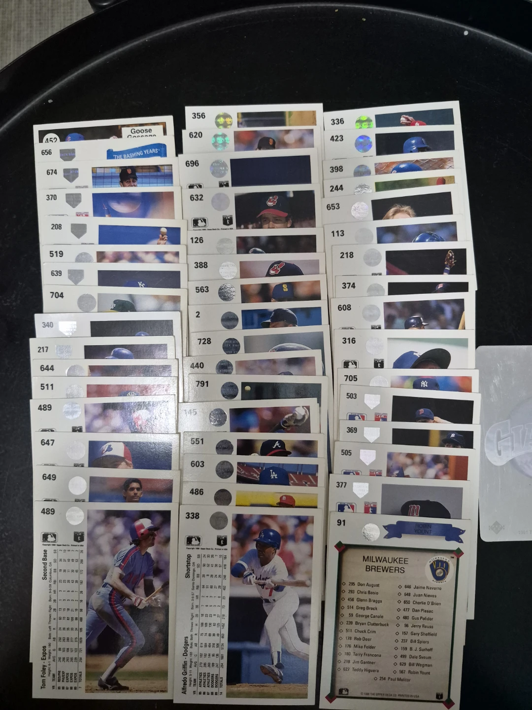 Lot 1990 Baseball Cards - Upper Deck