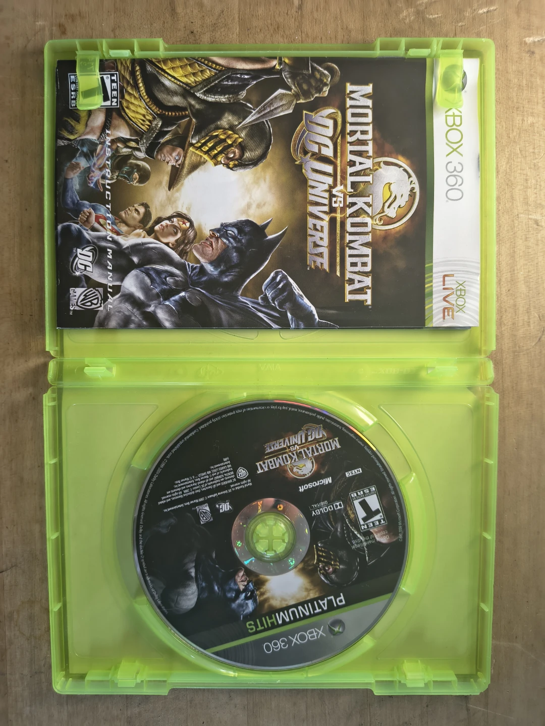 Mortal Kombat vs DC Universe Xbox 360 Platinum Hits - photo 2