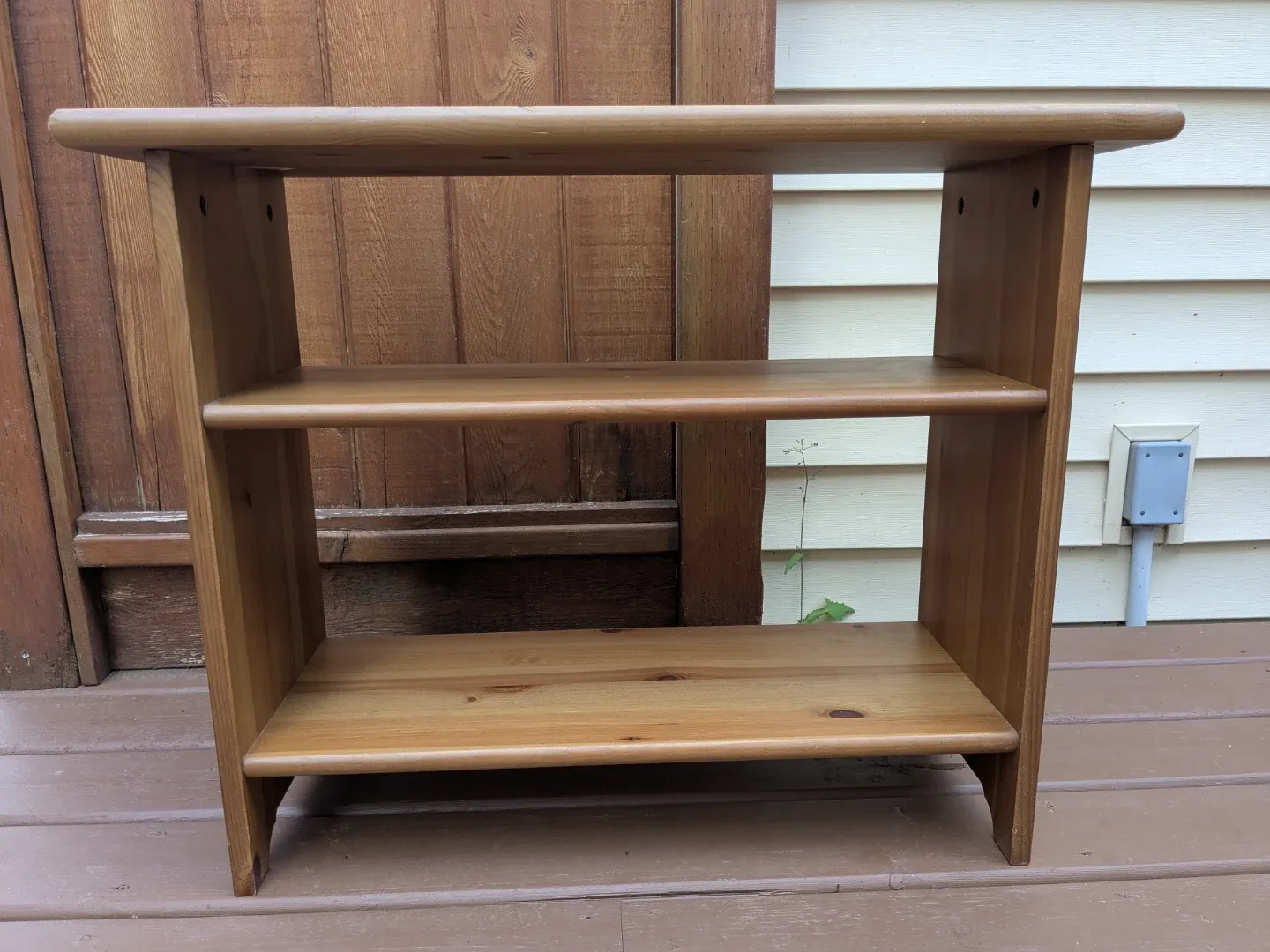 Wooden Side Table / Shelf Unit