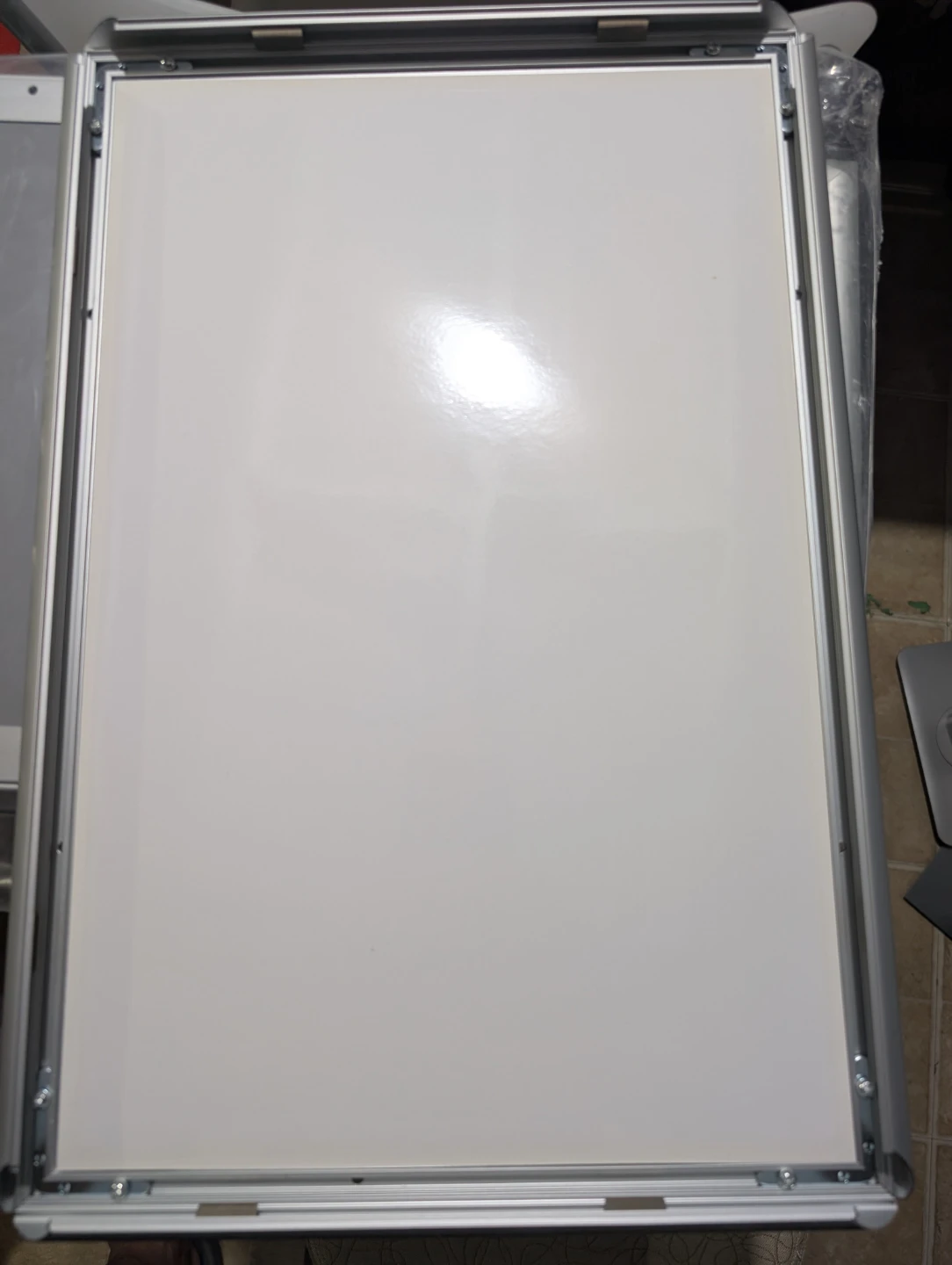 Seco Aluminum Snap Poster Frame - 12" x 18" - Silver - photo 4