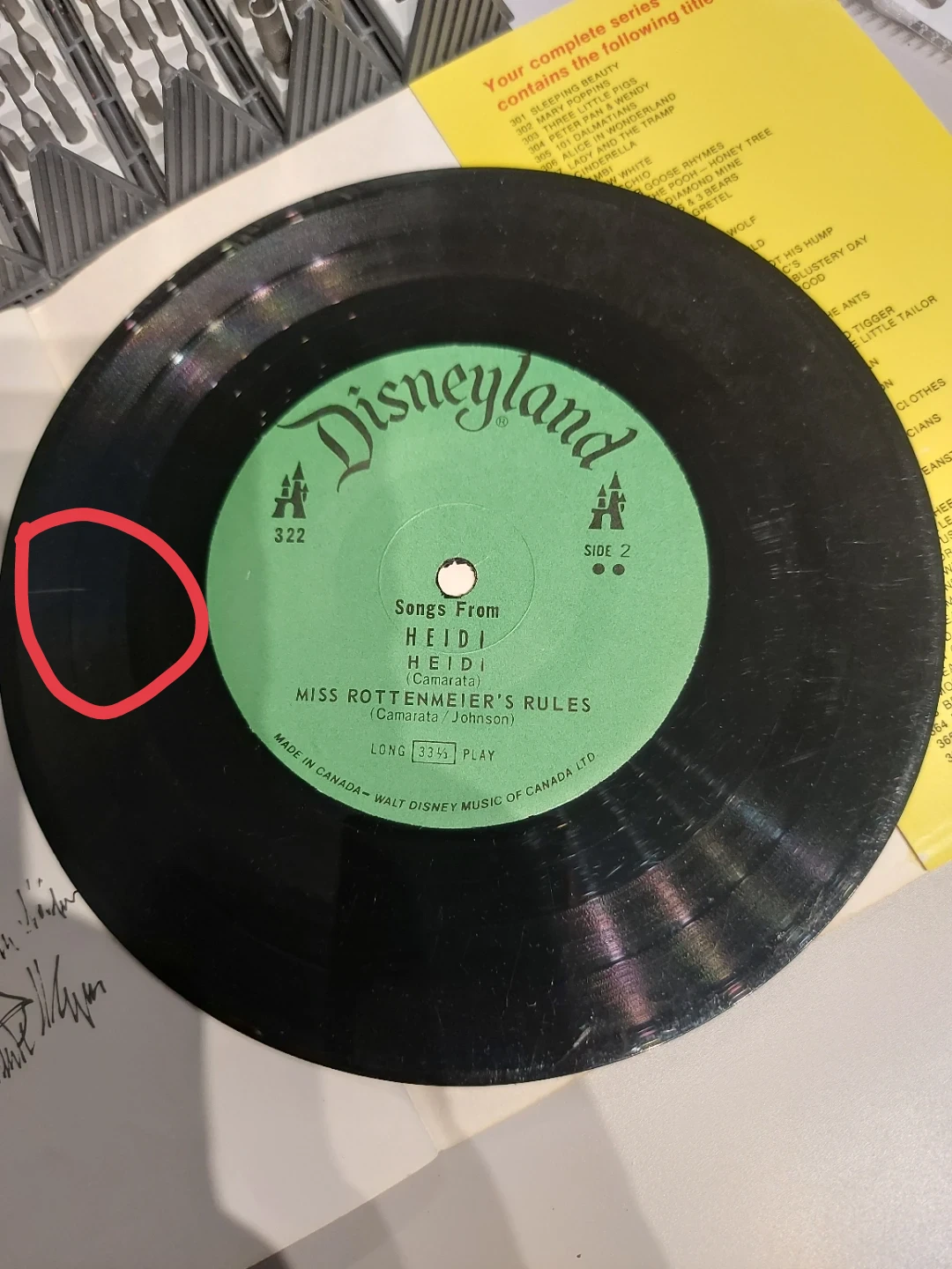 Disneyland Record and Book: The Story of Heidi - photo 3