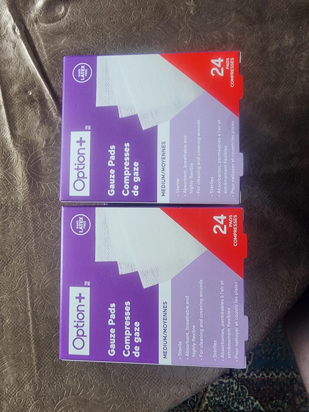 Option+ Gauze Pads (24 Count)