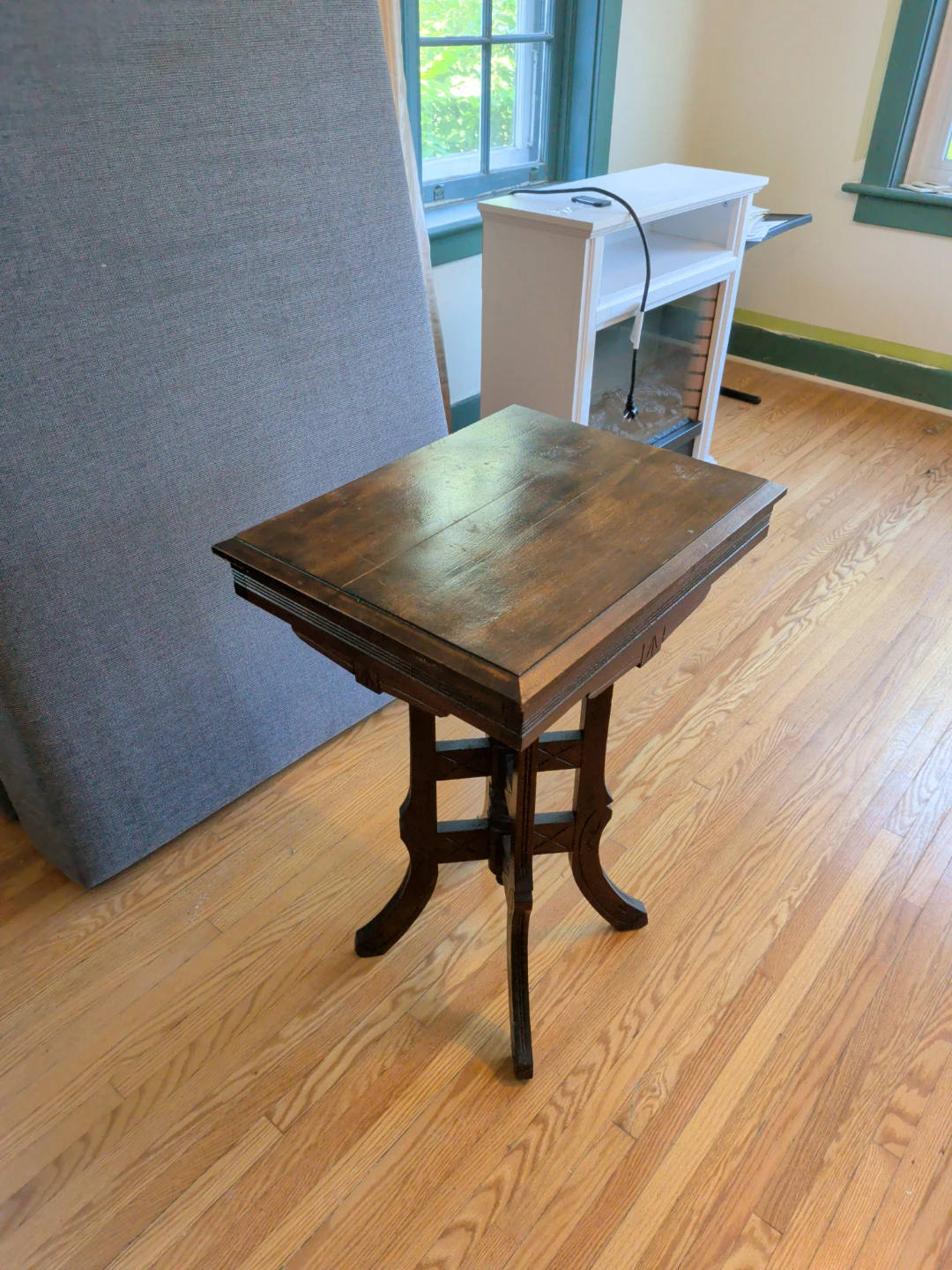 Antique Wooden Side Table - photo 2