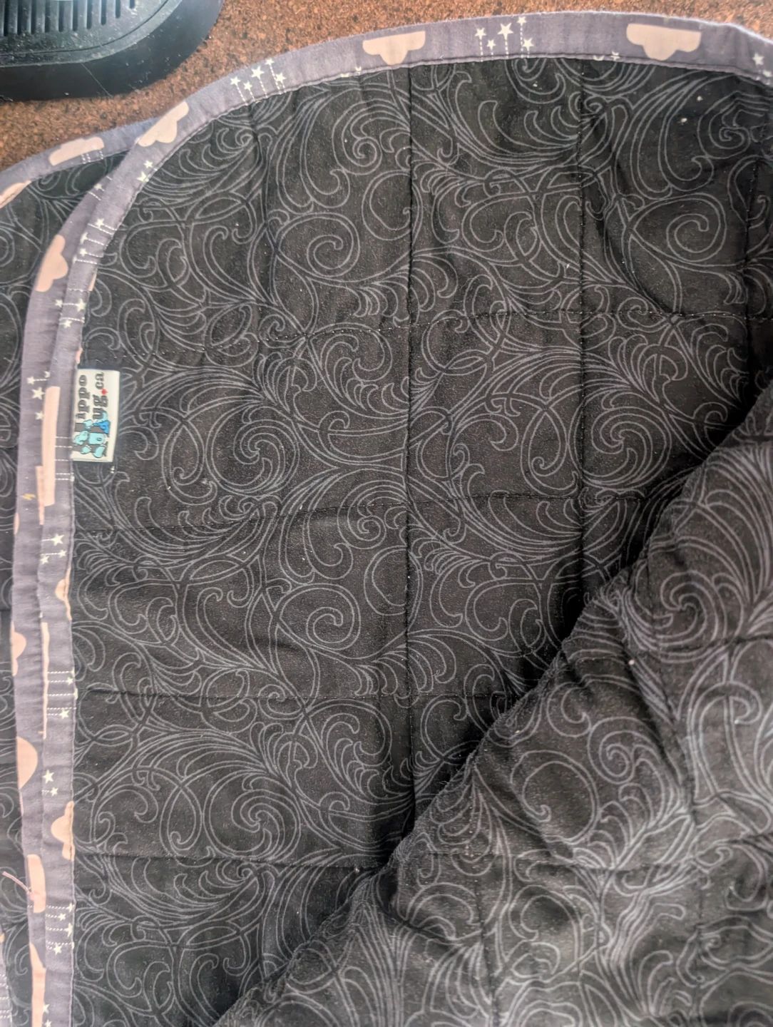 Hugged hippo weighted blanket - photo 2