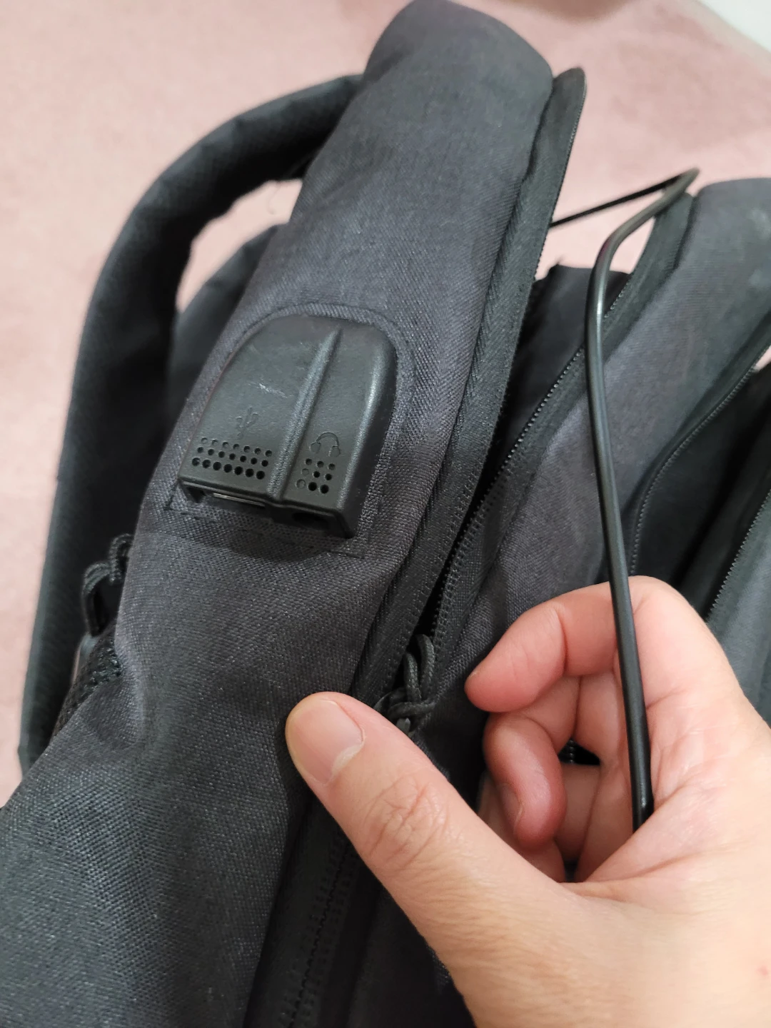 SHUAI BO Backpack with USB Charging ⚽️ - photo 4