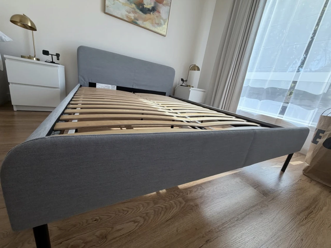 IKEA SLATTUM upholstered bed frame - photo 3