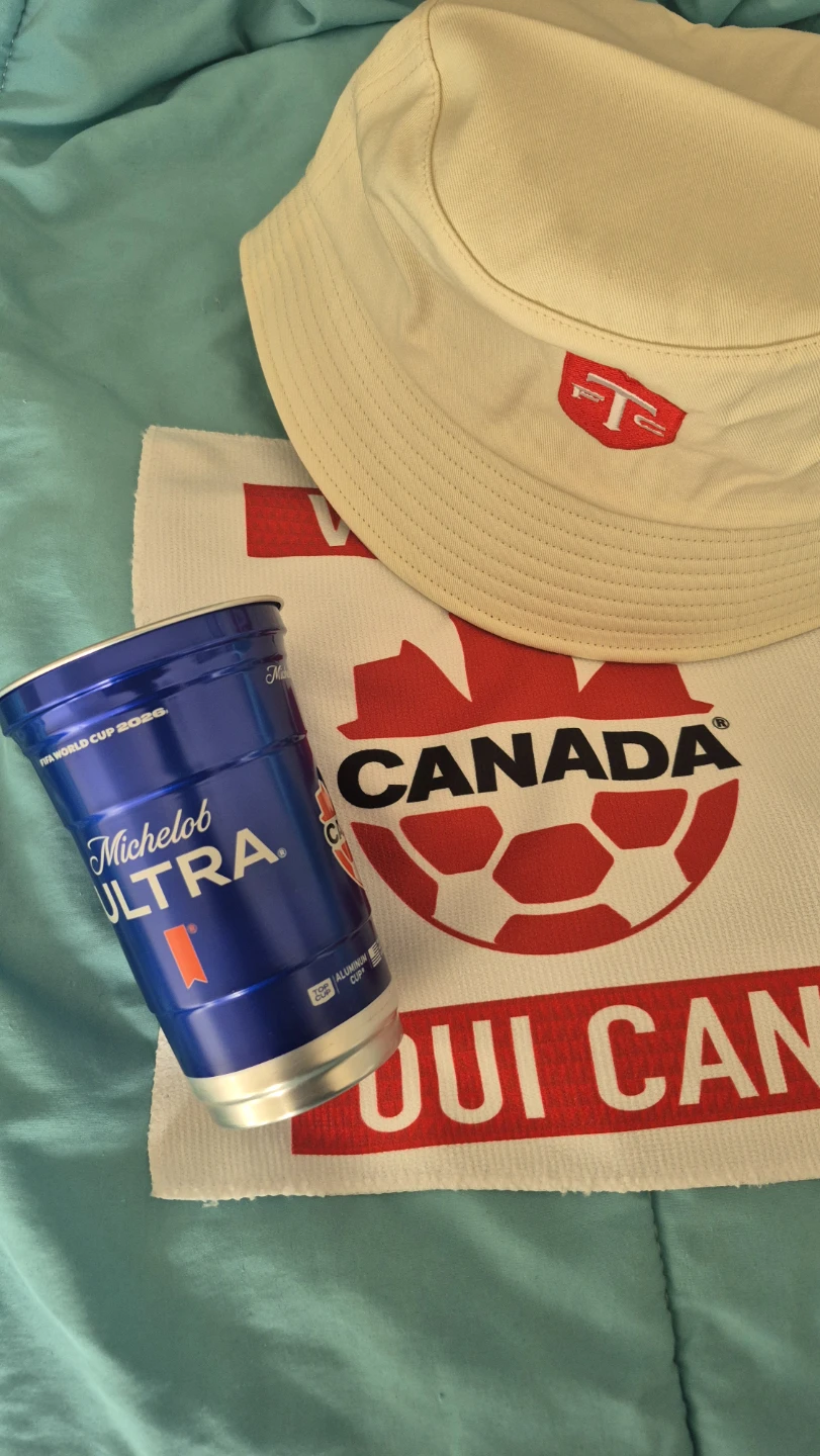 Canada Soccer Bucket Hat and Towel Bundle