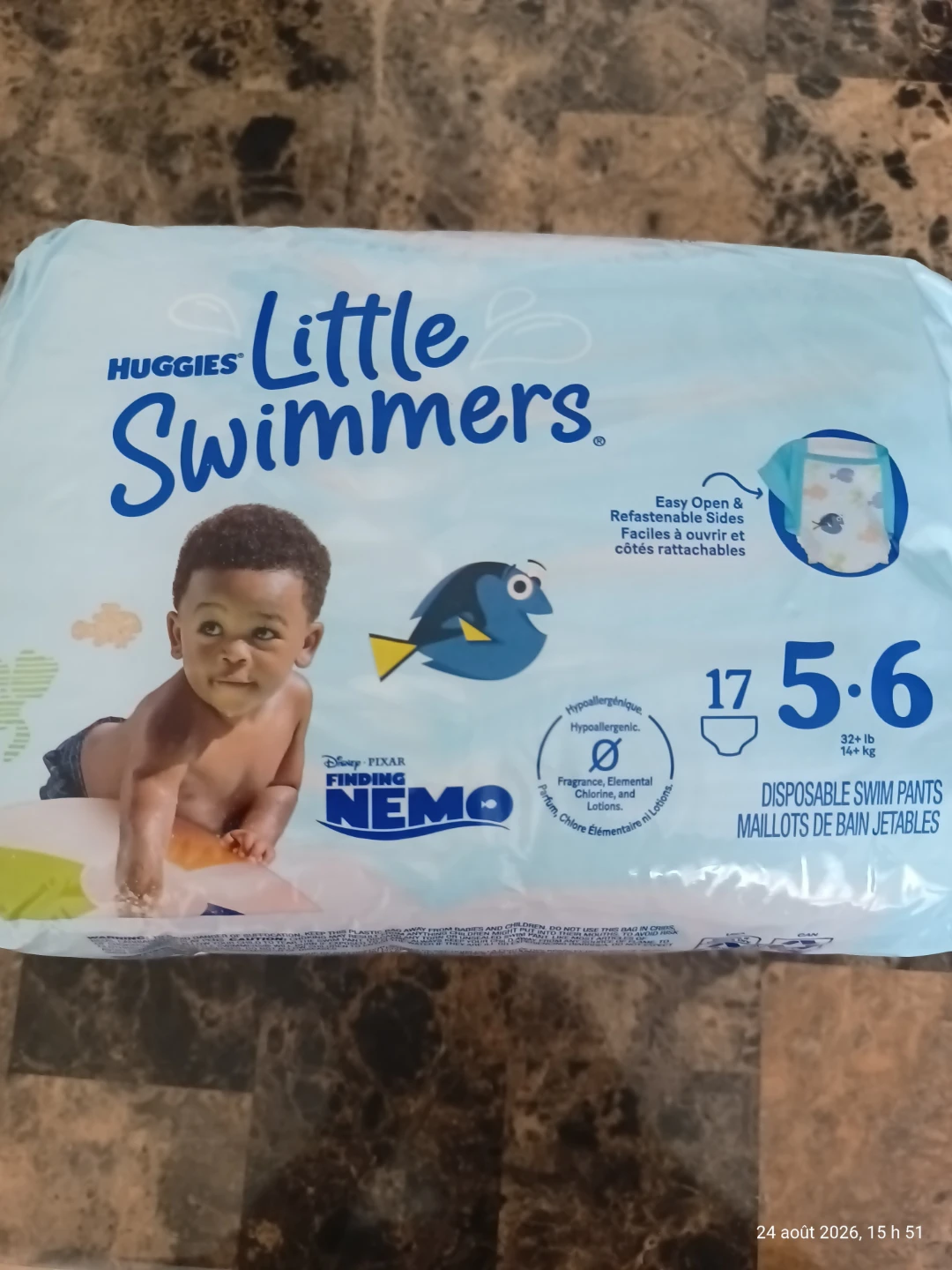 Huggies Little Swimmers Size 5-6 Disposable Swim Pants