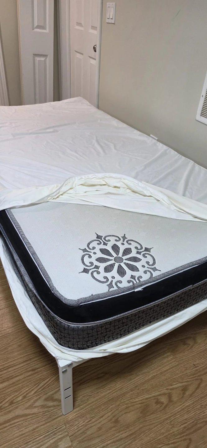 Twin Mattress and Bed Frame - photo 2