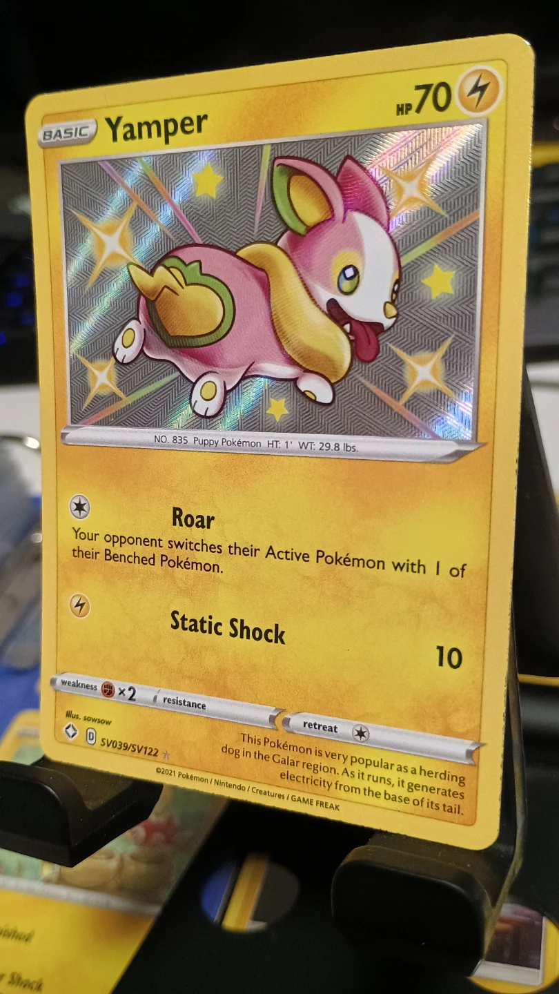Yamper Pokemon Card
