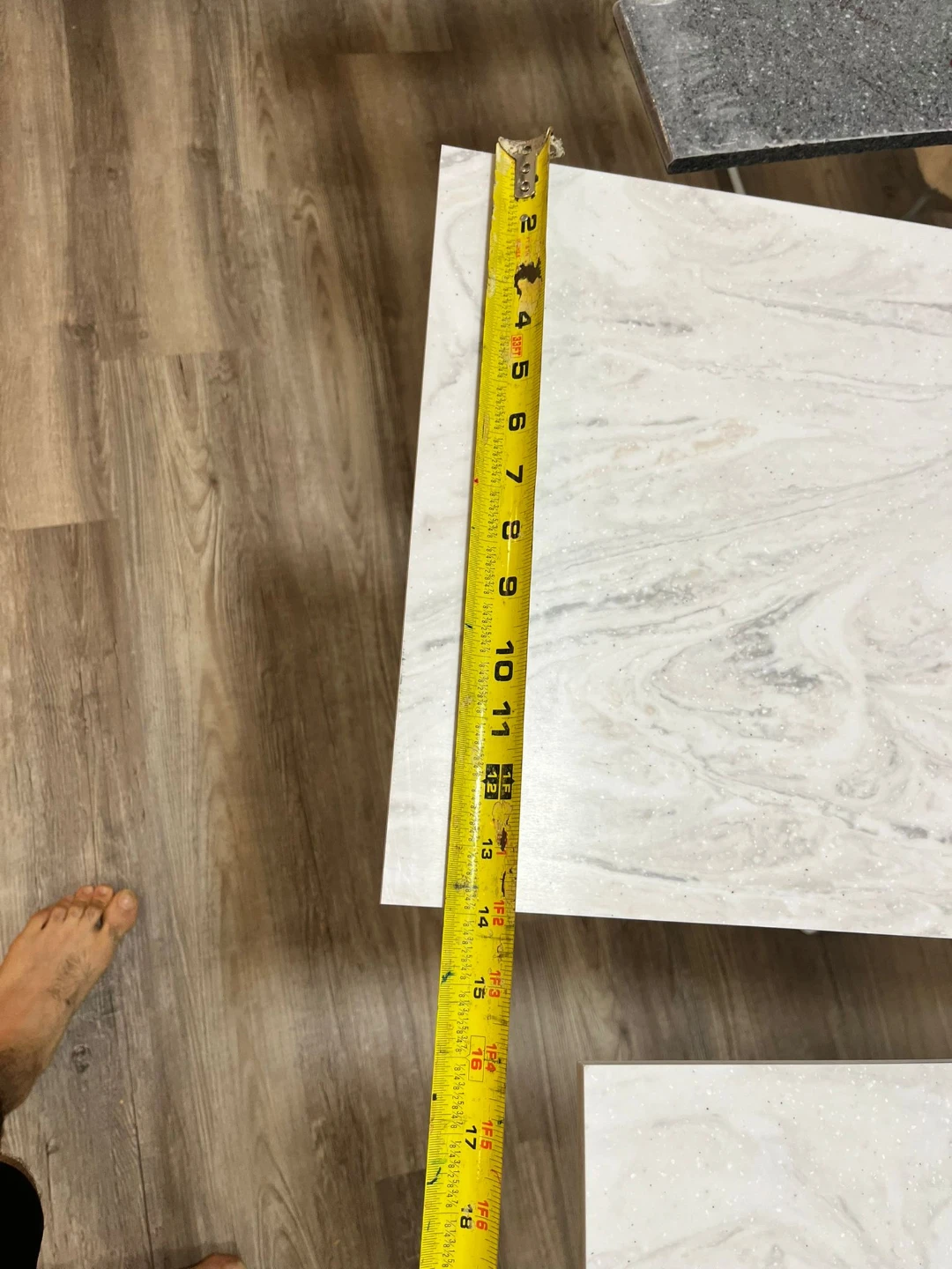 White Marble Look Countertop Slabs (2 pieces) - photo 4