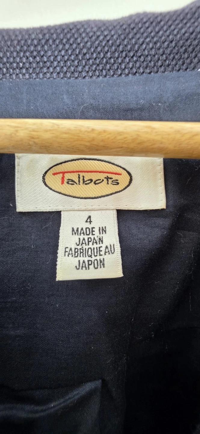 Talbots Navy Blazer Size 4 - photo 5