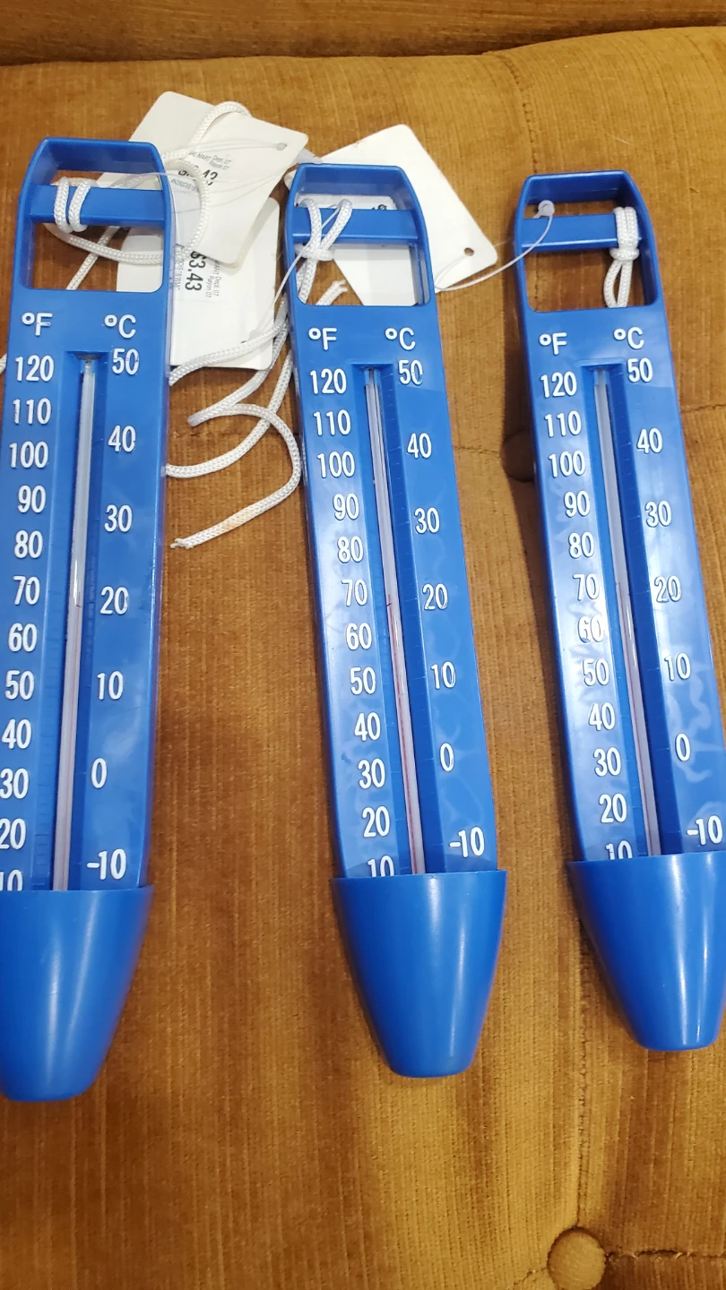 Blue Thermometers (Set of 3)