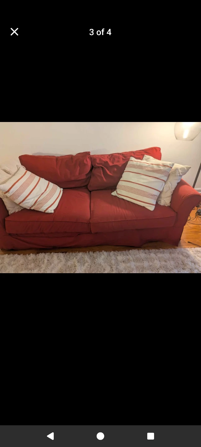 Used  Pottery barn Sofa - photo 2