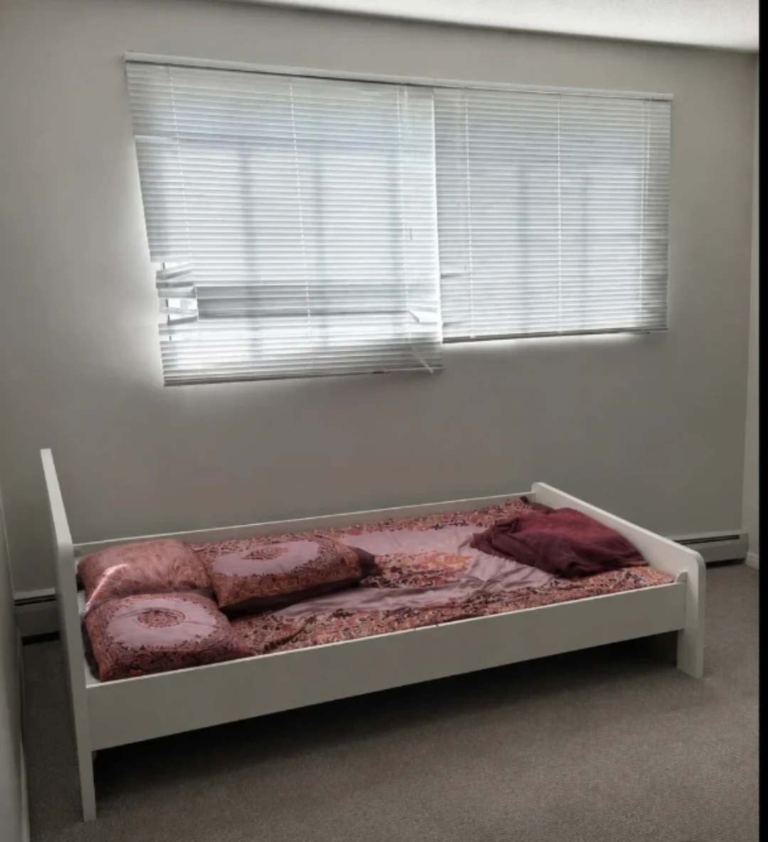 IKEA Queen Bed Frame- White-$180- PICKUP only