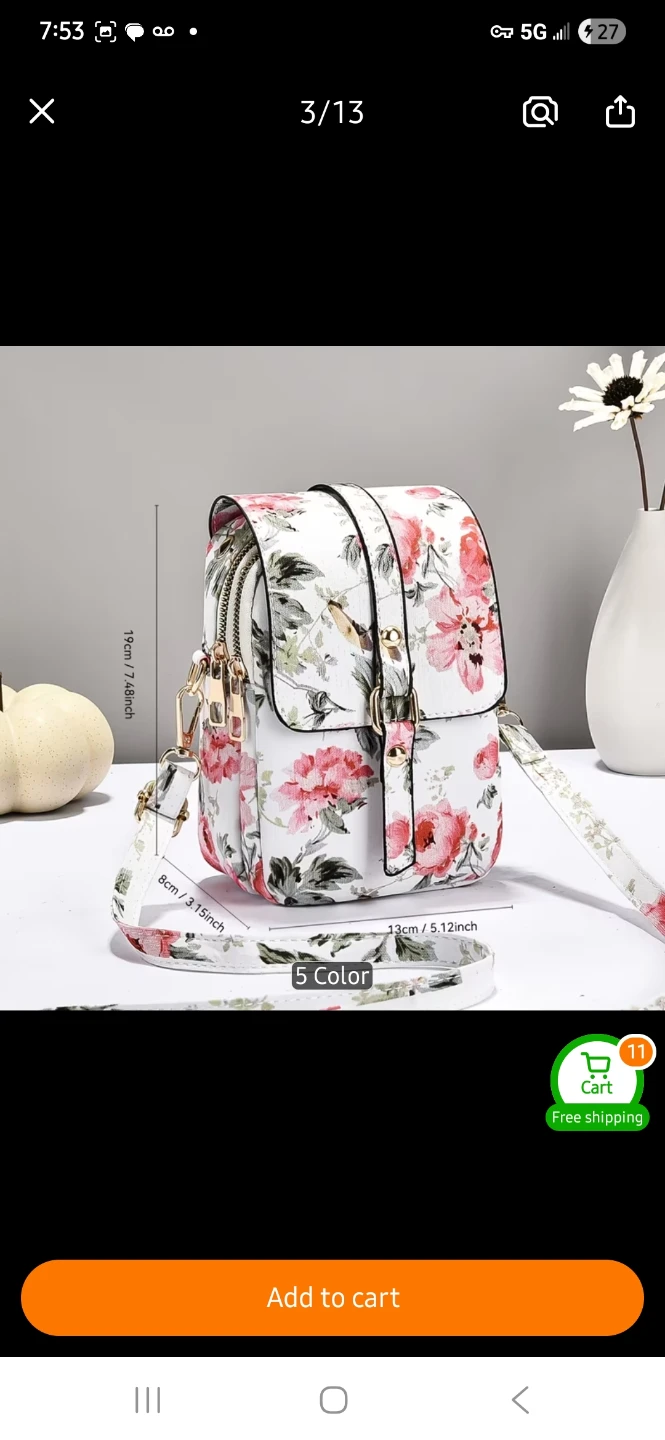 Floral Crossbody Bag - photo 2
