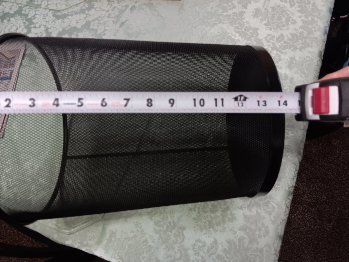 Black Mesh Waste Basket - photo 4