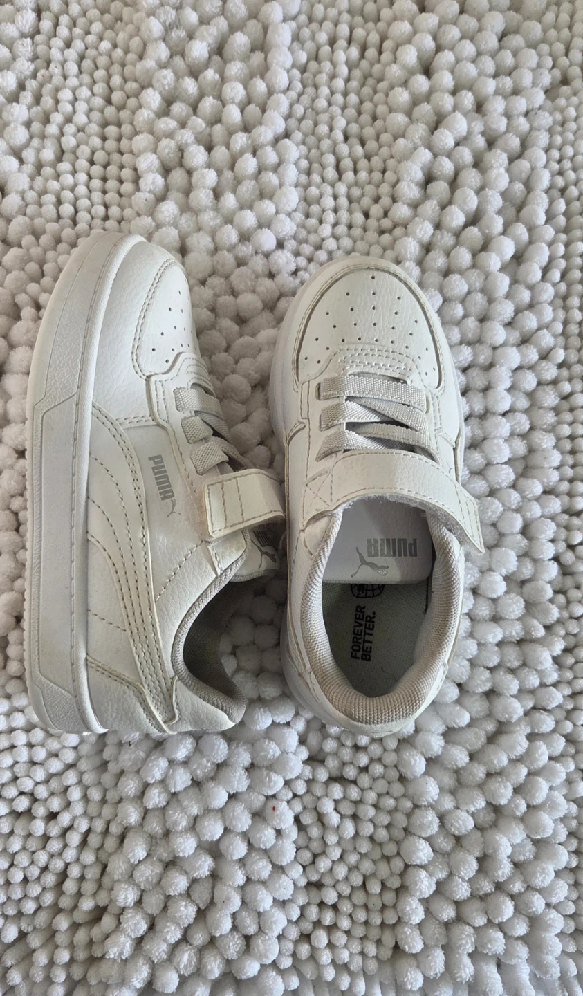 Puma White Velcro Sneakers - photo 3