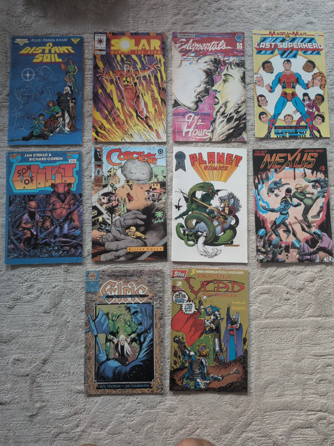 Lot of 9 Comic Books