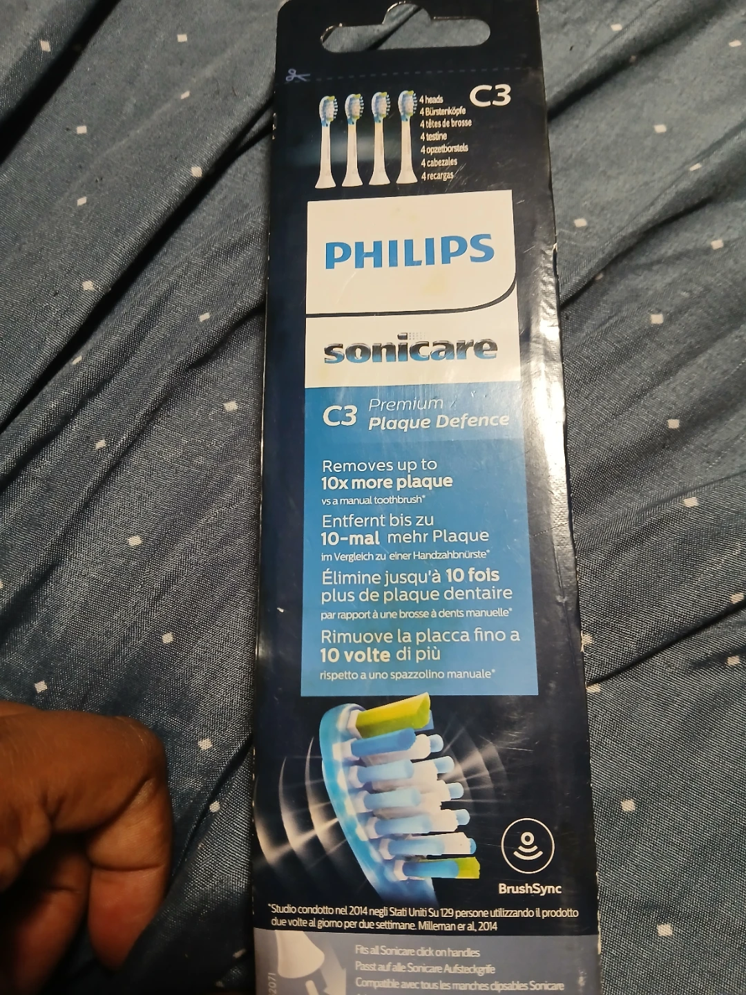 Philips Sonicare C3 Premium Plaque Defence Brush Heads - 4 Pack