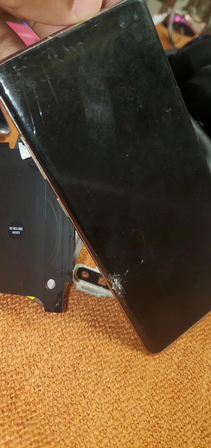 **PARTS ONLY** Samsung Galaxy S10 Back Cover and Battery - photo 5