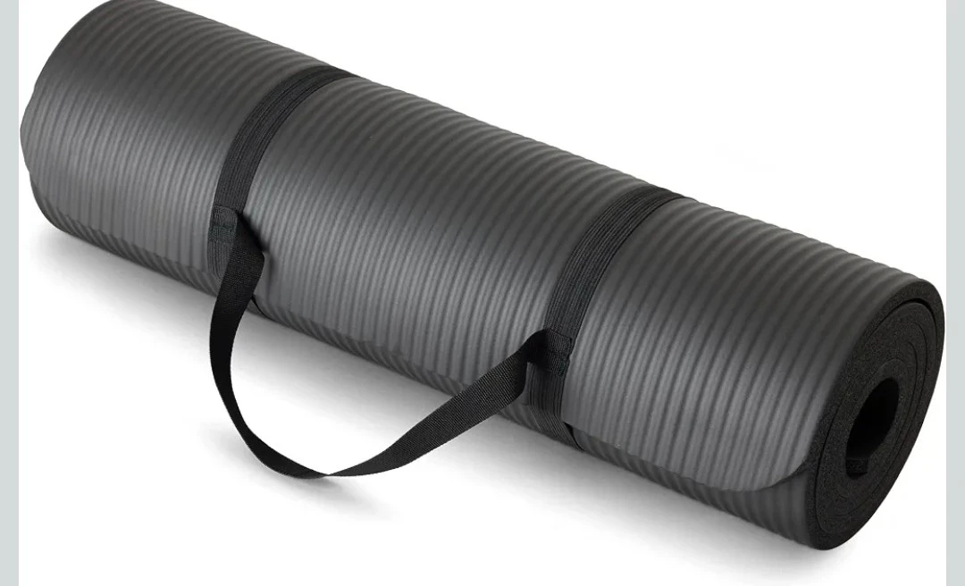 Amazon Basics Thick Exercise Yoga Mat with Carrying Strap - photo 2
