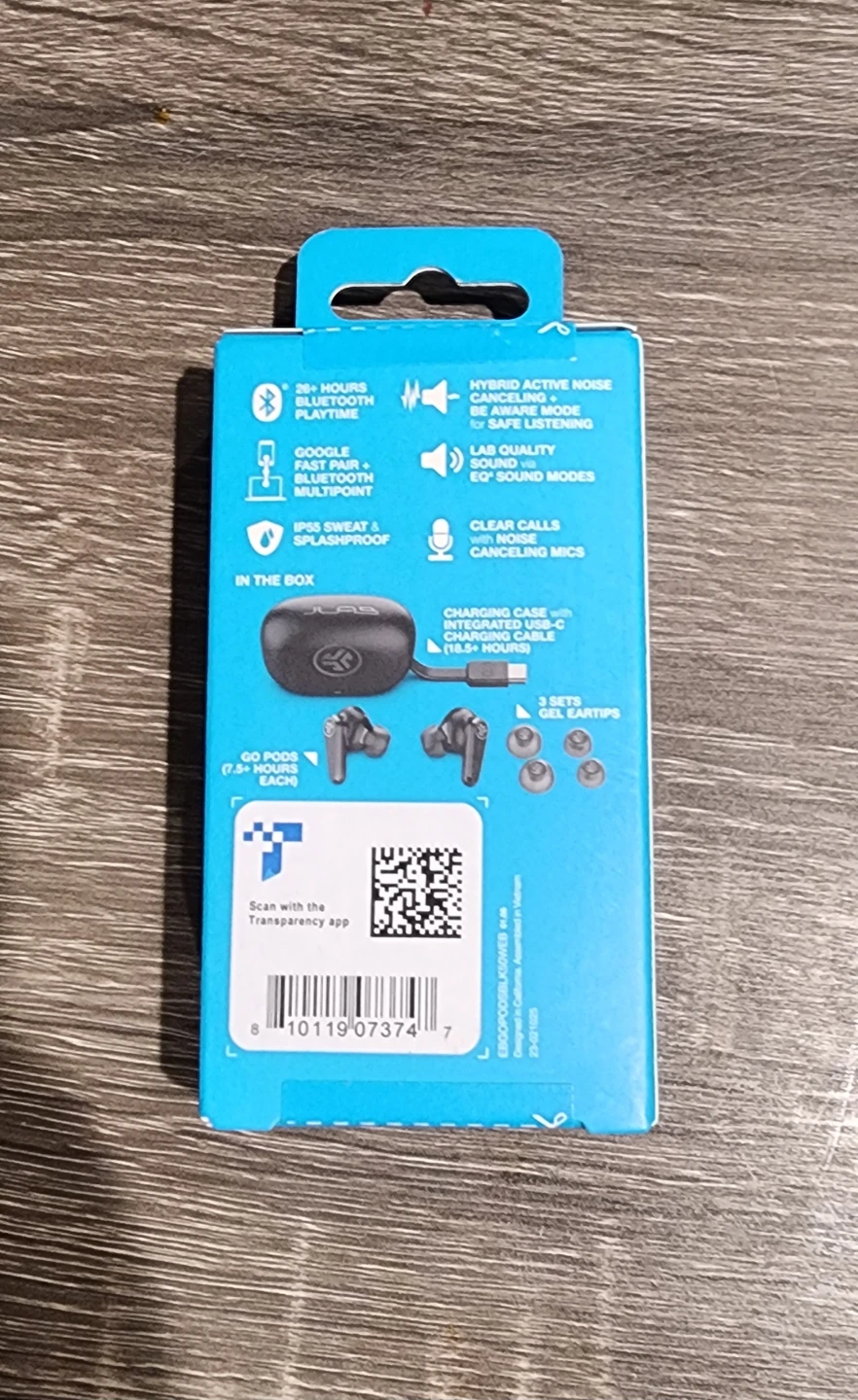 (2) JLab GoPods ANC True Wireless Earbuds (1) NEW, (1) Like New - photo 4