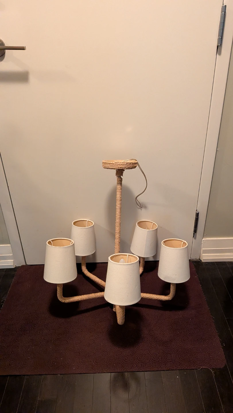 West Elm 5-Light Chandelier