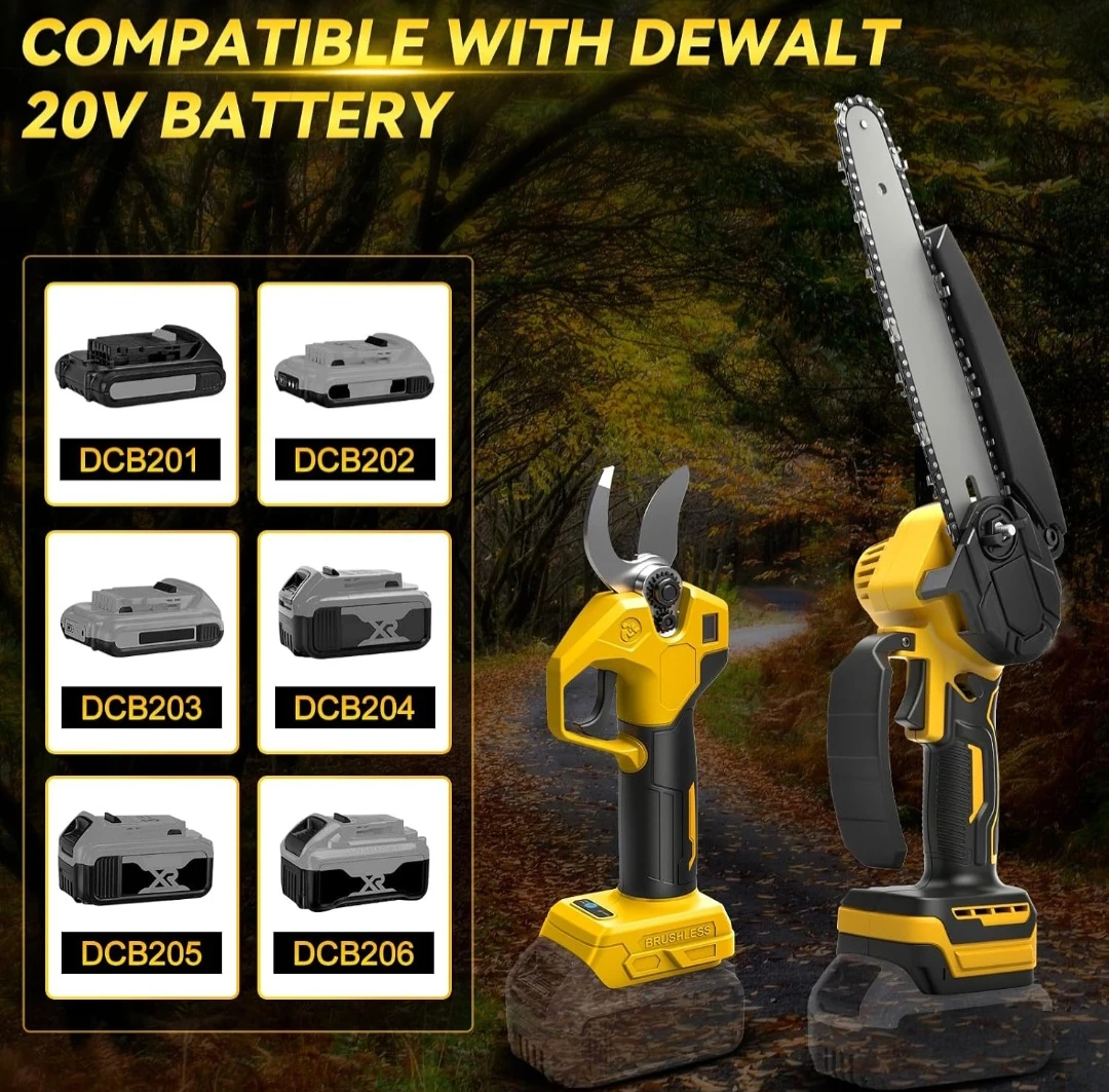 20V Cordless Chainsaw and Pruner Combo Kit - photo 2