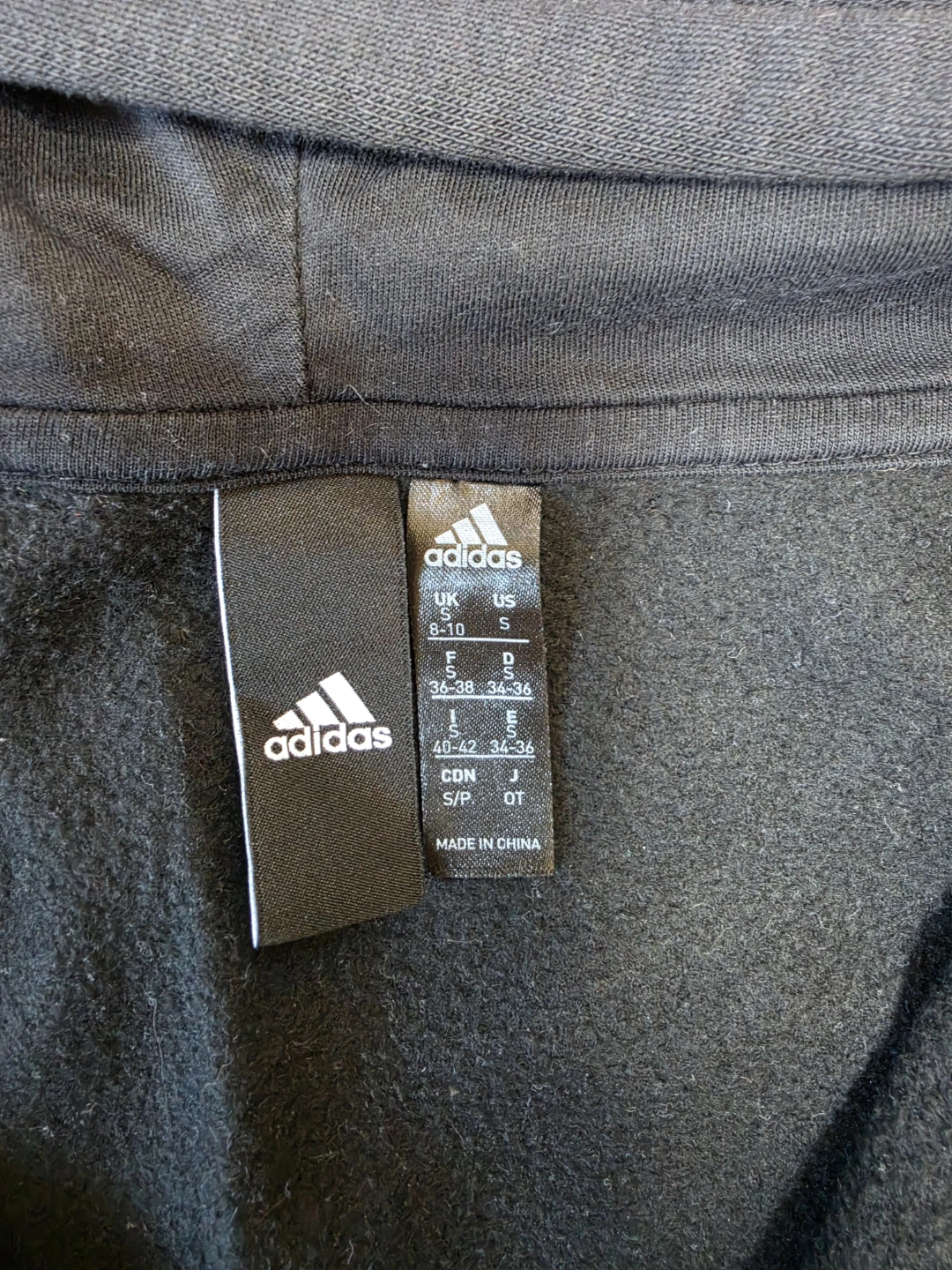 Adidas Full Zip Hoodie with Stripes - photo 2