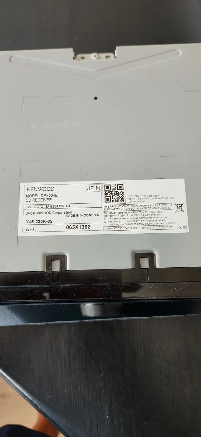 Kenwood DPX504BT Car Receiver - photo 3