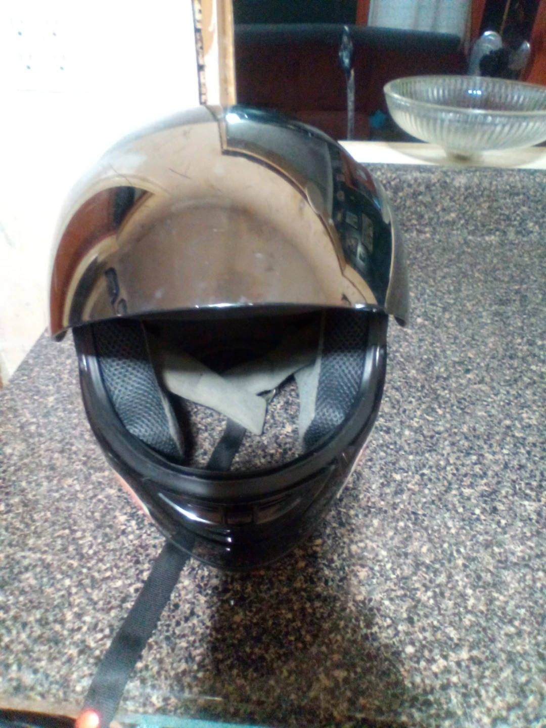 Black Full Face Motorcycle Helmet