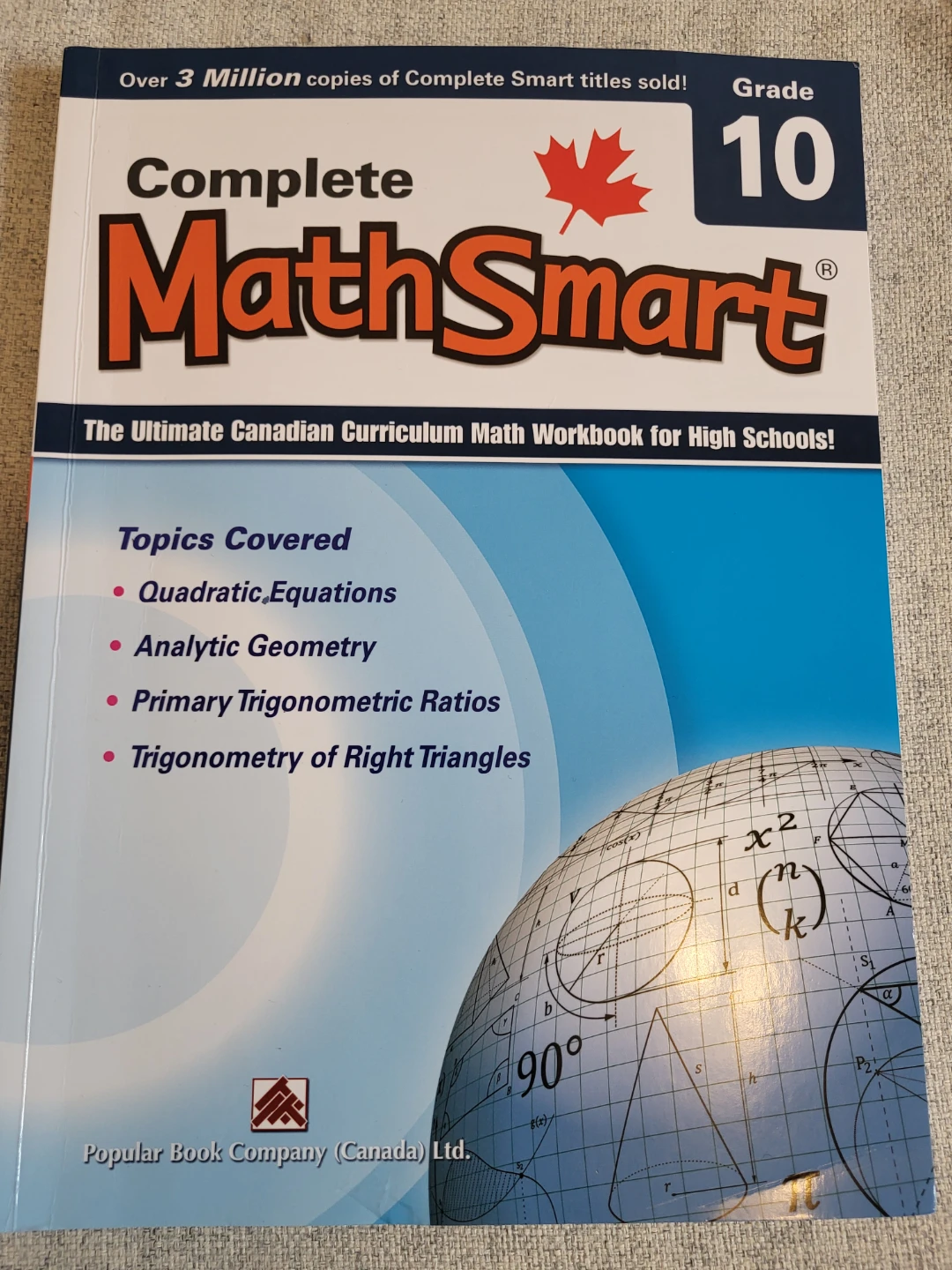 Complete MathSmart Grade 10 Workbook
