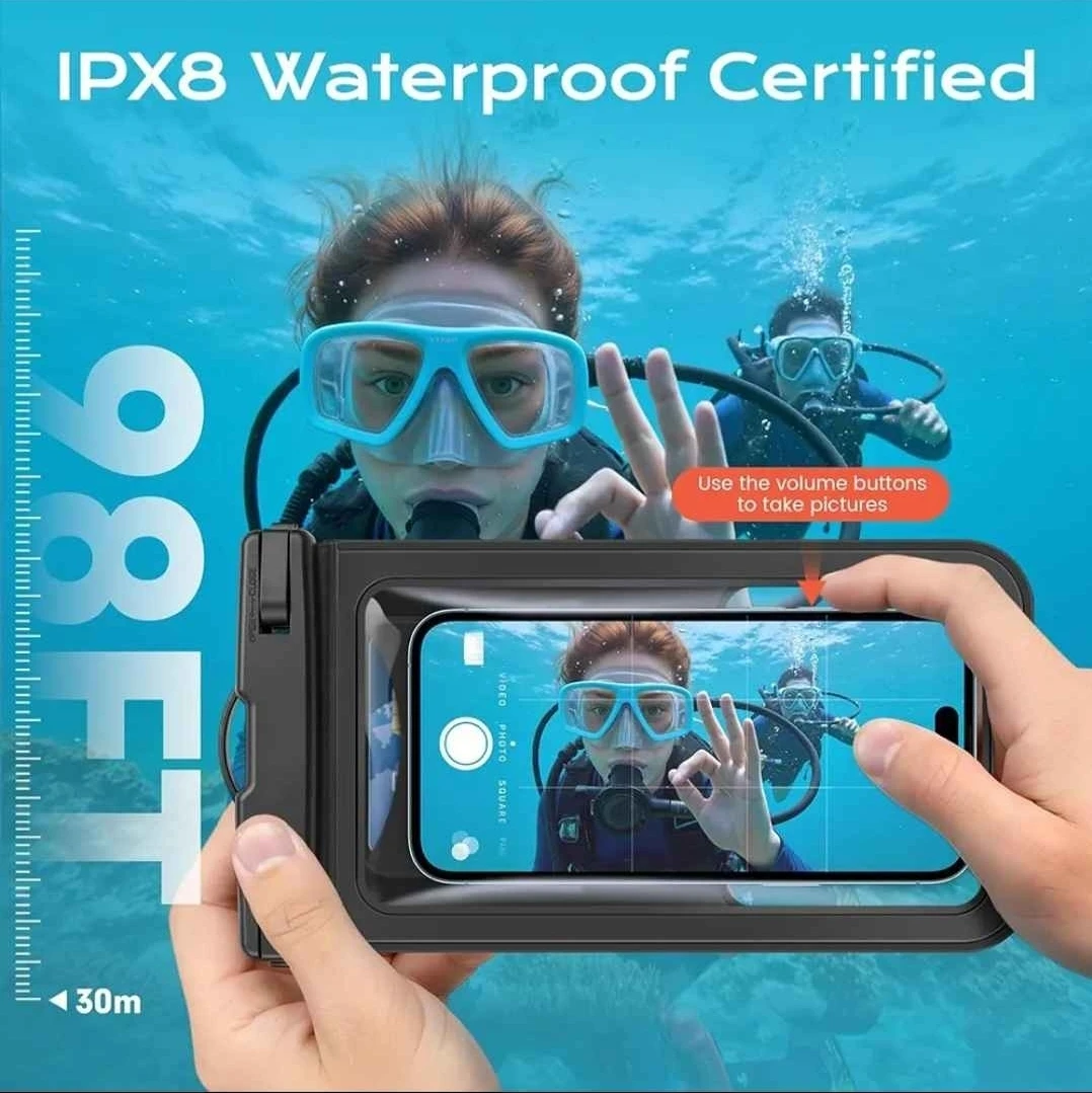 Universal Waterproof Phone Pouch with Lanyard - photo 4