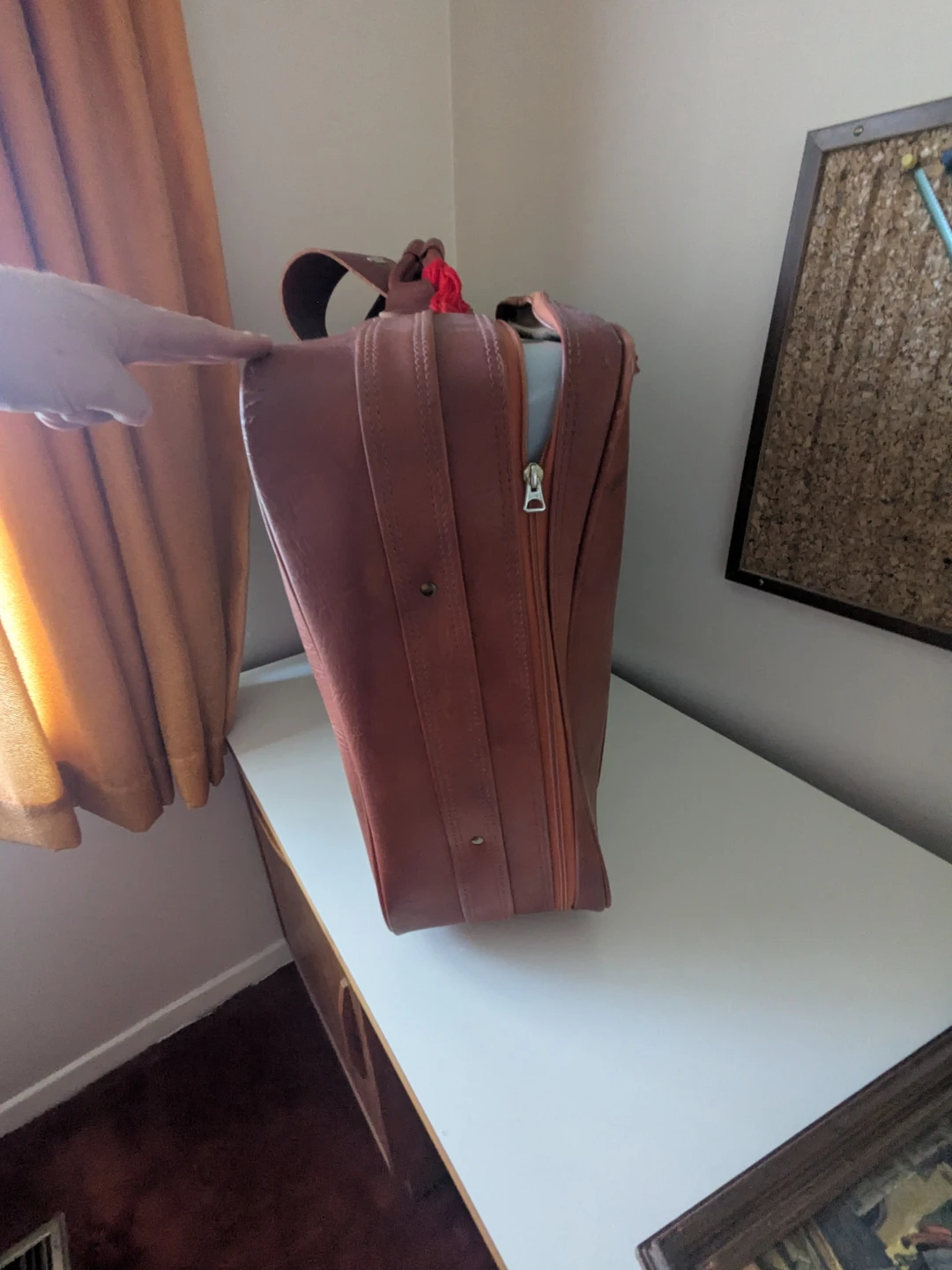 Leather luggage - photo 3