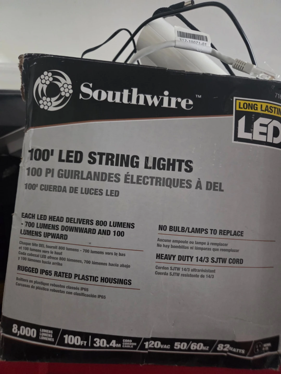 Southwire 100ft LED String Lights