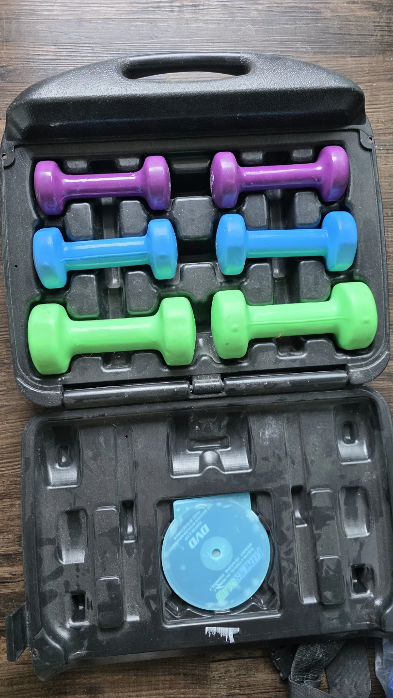 Fitness World Dumbbell Set with DVD