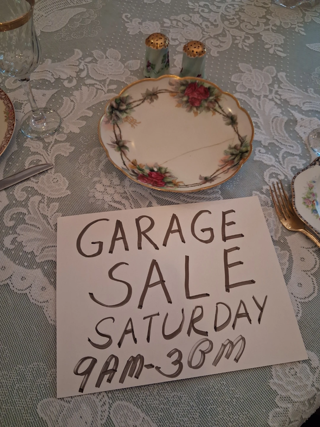 Garage sale moving sale