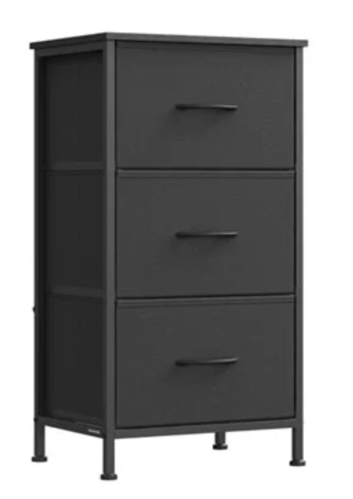 3-Drawer Fabric Dresser