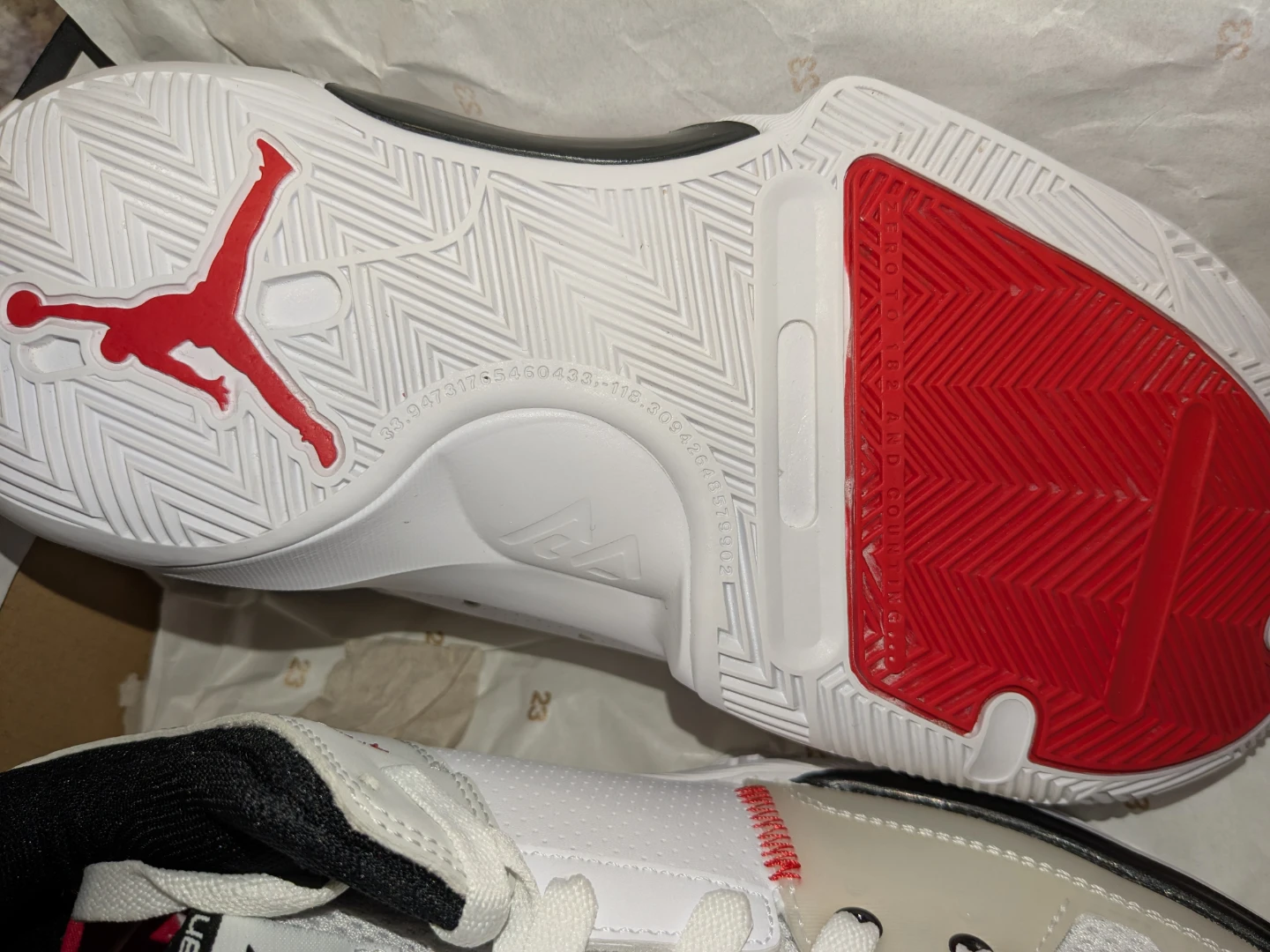 Jordans White Basketball Shoes - photo 2
